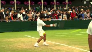 Novak Djokovic hits the practice court [upl. by Herrera]