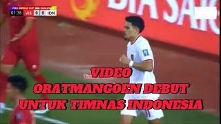 CUPLIKAN DEBUT RAGNAR ORATMANGOEN UNTUK TIMNAS INDONESIA [upl. by Ovid]