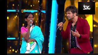 Ranu mandal live show super star singer with himesh rasamiya song teri meri kahani [upl. by Norling]