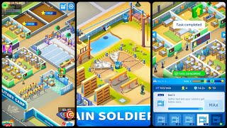 Army Tycoon Idle Base  Empire Armies Upgrade Builder Base Powerful  Walkthrough iOS Android [upl. by Votaw]