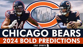 Chicago Bears BOLD Predictions For 2024 NFL Season [upl. by Rosenkrantz]