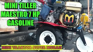 MURAH mini tiller GASOLINE super murah  maestro 7 hp [upl. by Eliot]