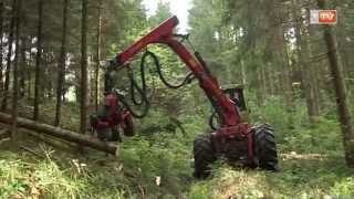 TraktorTV Folge 07  WF Trac mit HarvesterAggregat im harten Waldeinsatz [upl. by Beatty]