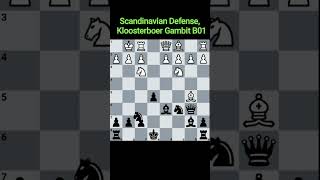 Scandinavian Defense Kloosterboer Gambit B01 music sing disney [upl. by Neelhtac636]