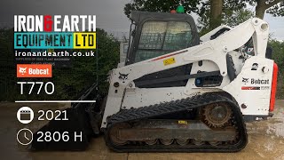 2021 Bobcat T770 Compact Tracked Loader [upl. by Darb]