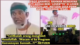 KENYATAAN PROFESOR SHAHRUL RAHMAN MENGHIN4 SITI AISYAH DAN RASULULLAH DALAM KONVENSYEN SUNNAH [upl. by Yttik]