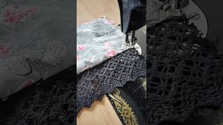 Sewing tips and tricks ❤  gum lace lgana seekhen  ytshort punjabisuit fashion subscribe 👍🏼 [upl. by Iphlgenia]