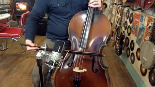 1950s Kay 44 cello to 18 double bass conversion [upl. by Korney]