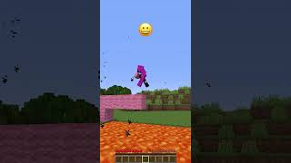 Breaking Over Lava vs Emoji Reaction minecraft meme shorts [upl. by Jaddo]