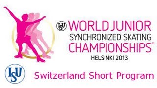 10 Team Switzerland SUI  ISU World Junior Synchronized Championsh Junior Synchronized Skating Sho [upl. by Huberto836]