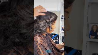 Silk press natural hair using My Curl products [upl. by Jeffery164]