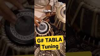 G Tabla Tuning High Scale Dayan [upl. by Ahsihat]