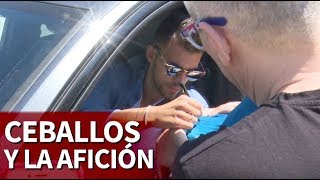 Ceballos se paró a atender a los fans en Valdebebas  Diario AS [upl. by Luann]