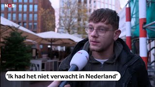 Reacties op winst PVV Hij kiest voor het land en Ik schaam me diep [upl. by Nosredneh]