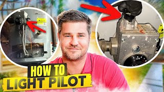 AO Smith Water Heater Thermal High Temperature Limit Switch  How to Reset and Relight Pilot [upl. by Dalohcin]