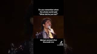 Michael Jackson’s First Moonwalk🕺🏽 michaeljackson moonwalk billyjean thriller [upl. by Eselrahc251]