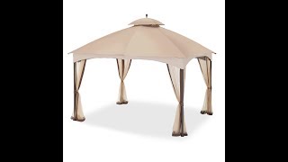 Replacement Canopy for the Massillon Biscayne Gazebo  LCM1303 [upl. by Oiraved]