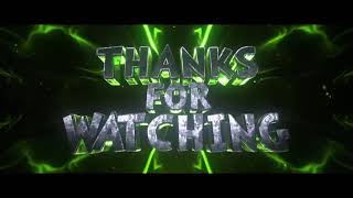 Thanks for watching outro template [upl. by Aisa]