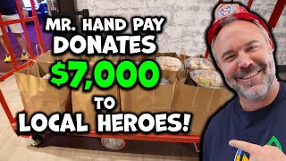 I Hope They Can Eat All This Food Donating To Our Community Heroes [upl. by Neitsirk]