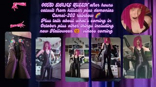 OOTD DRAG QUEEN after hours catsuit from killstar and rainbow demonias Camel203 plus talk [upl. by Noved336]