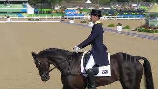 RIO 2016  EVENTING DRESSAGE  CHRISTOPHER BURTON amp SANTANO II 2 nd PLACE AFTER DRESSAGE [upl. by Ammeg]