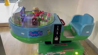 Memo Park Peppa Pig Dome Kiddie Ride LOUD [upl. by Beret]