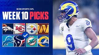 NFL Predictions and Best Bets For EVERY Week 10 Game Dolphins at Rams amp MORE [upl. by Heigl]