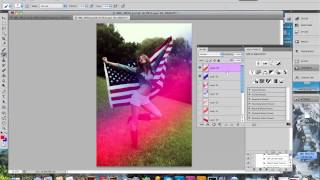 Adding Lens Flare and Color to Photography  Photoshop Tutorial [upl. by Anolahs587]