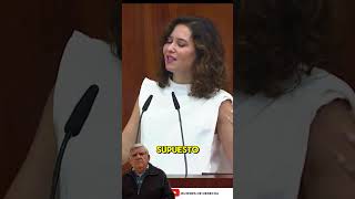 Isabel Diaz Ayuso se mea en los Comunistas mujeresdederecha [upl. by Naeroled]