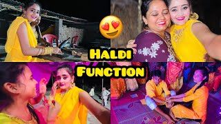 Gaon me Hamare Army wale bhaiya ki Shaadi hai 😎 Desi Haldi Function i never seen Bindass Kavya [upl. by Cumings]