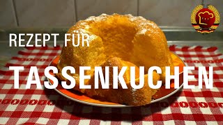 Nur 1 Tasse brauchst du für dieses schnelle und leckere Tassenkuchen DDR Rezept zum backen [upl. by Anrehs130]