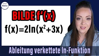 ABLEITUNG mit lnFunktion verkettet  TRICK [upl. by Leile]