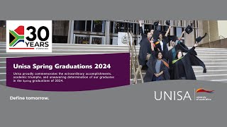 2024 Unisa Spring Graduation  10 October 2024  0900 AM Ceremony [upl. by Nus434]