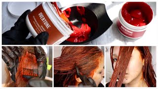 OVERTONE Red For Brown Hair  Ginger Demo [upl. by Asilana466]