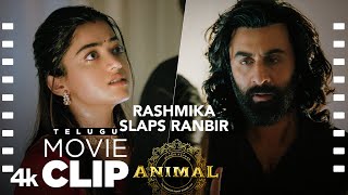 ANIMAL TELUGU SCENE 22 Rashmika Slaps Ranbir😲  Breaks Her Heart  Ranbir K Rashmika Sandeep V [upl. by Rist]