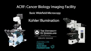 07 Widefield Microscopy Training Kohler illumination microscope adjustments [upl. by Mellitz]