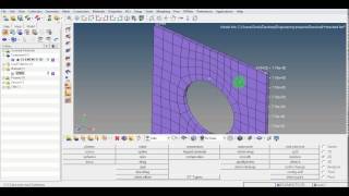 Hypermesh  ANSYS  Finalize  Property  Material  Thickness  Assign  Tutorial  GRS [upl. by Medina]