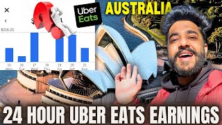 Real Uber Eats Earnings Revealed in Australia 🇦🇺  Pay [upl. by Arutek]