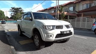 2009 Mitsubishi Triton DID StartUp Full Vehicle Tour and Quick Drive [upl. by Enitsirhc687]