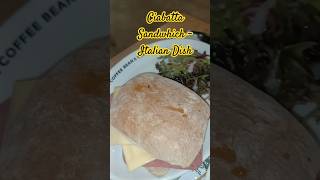 Ciabatta Sandwhich  Italian Dish worldwide singaporevibes food [upl. by Kathryne]