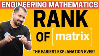 Rank of Matrix Explained in Hindi  Engineering Mathematics [upl. by Osicnarf]