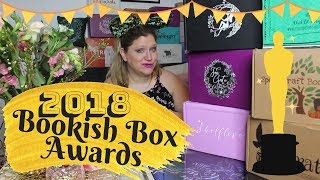 Best Bookish Subscription Box Awards 2018 [upl. by Gish]