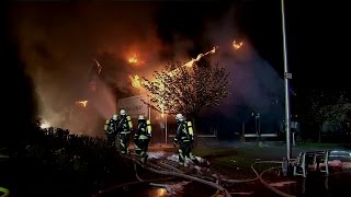 Großbrand in Baunatal 02052017 [upl. by Eecrad]