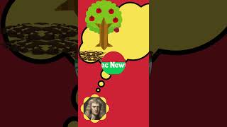 Falling Apple Led To The Discovery Of “Law Of Gravity” Isaac Newton science isaacnewton [upl. by Rolat]