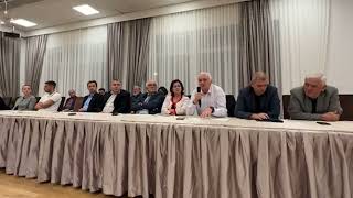 Tryeza debatit me pedagogët “Shkenca Jo Politikequot fjala e z Hysen Osmanaj 18 tetor 2024 [upl. by Jollenta729]