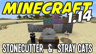 Minecraft 114  STONECUTTER STRAY CATS and PILLAGERS  Minecraft 114 Playthrough  Ep 7 [upl. by Toshiko265]