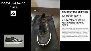 Adidas Y3 Takumi Sen 10 unboxing [upl. by Eseilenna]