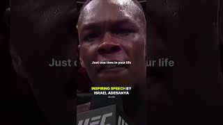 INSPIRING SPEECH by Israel Adesanya [upl. by Hindu817]