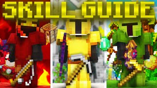 THE COMPLETE SKILL LEVELLING GUIDE  Hypixel Skyblock [upl. by Franzen]