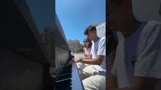 Street Piano amp Vocal Magic ‘My Heart Will Go On’ from Titanic [upl. by Bord15]